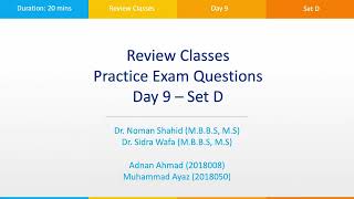 Day 9 Multiple Choice Questions Set D