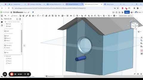 OnShape:  Birdhouse