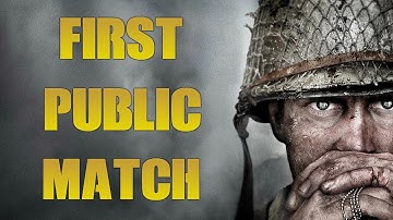 CoD: WWII First Game EVER! (CoD: WWII USS Texas Gameplay)