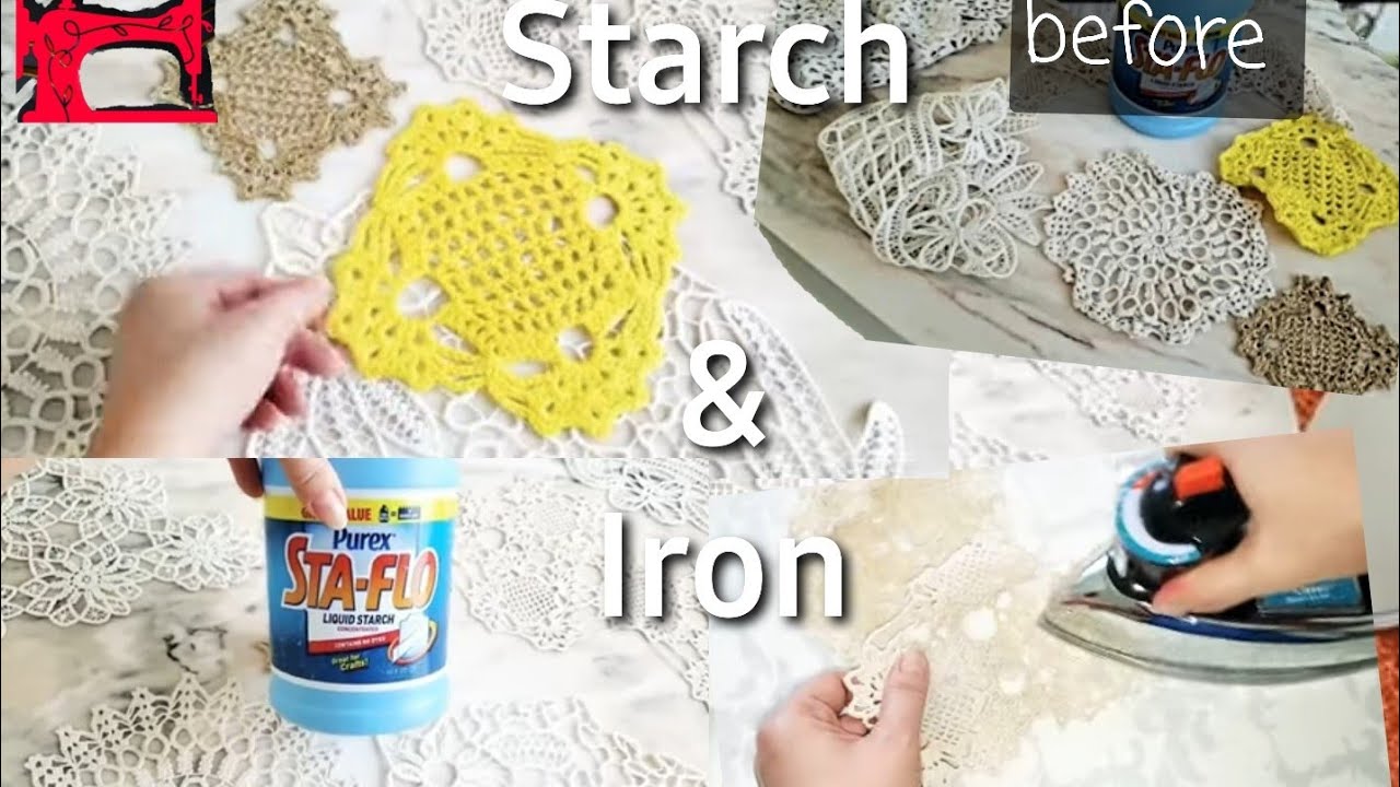 how-to-starch-and-iron-crochet-doilies-youtube