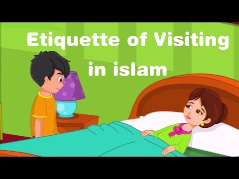 Etiquette of Visiting in islam - islamic cartoon for kids in english
