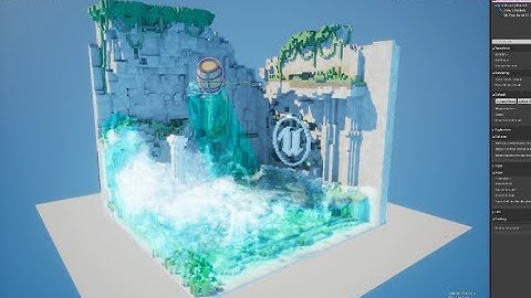 60fps Playable Water | Fluid simulation using Niagara Simulation Stages and Grid2D