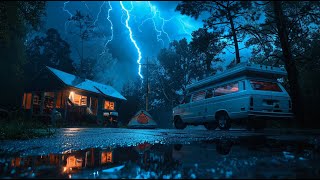 Rain Water and Thunderstorm Sounds for More Natural Sleep and Relaxation