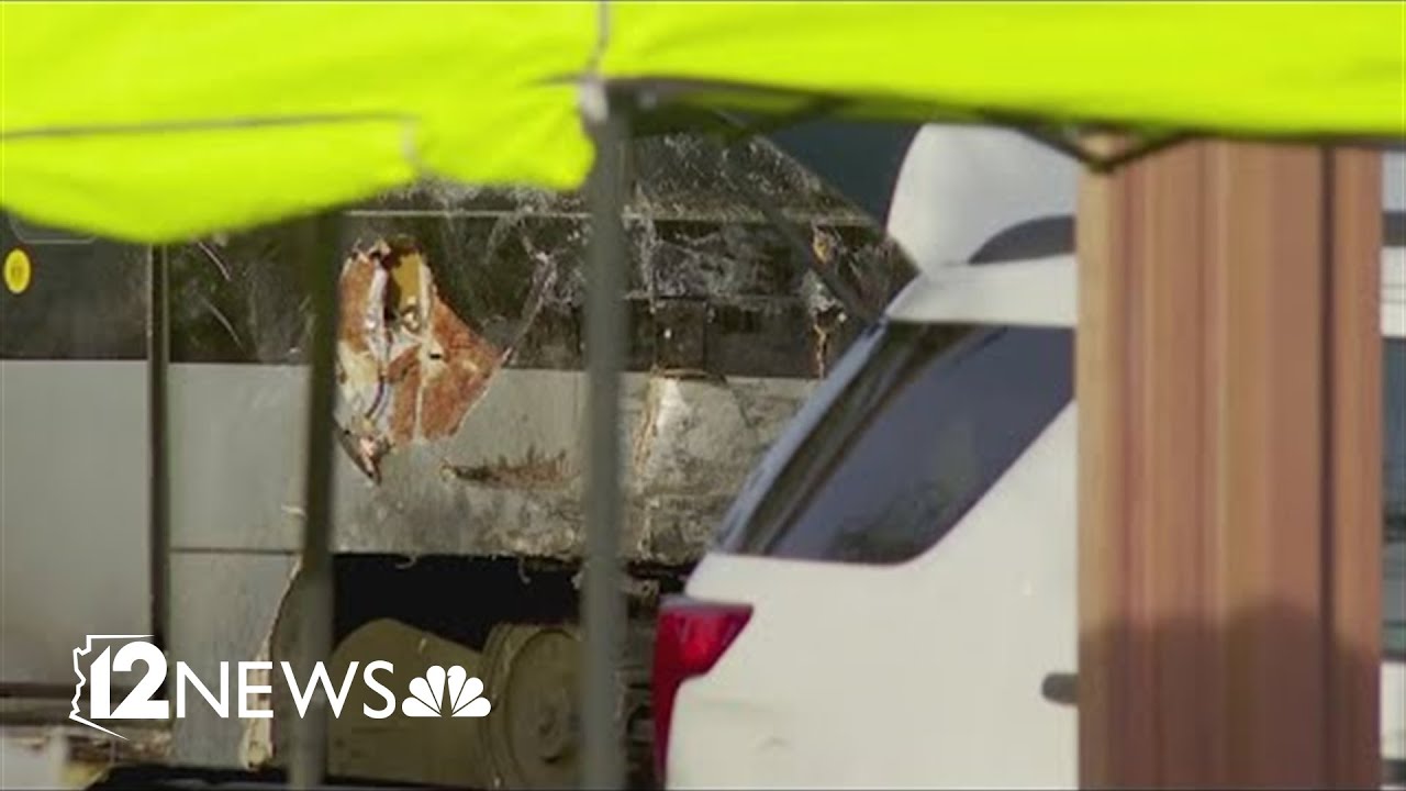 Truck slams into light rail, leaving one dead