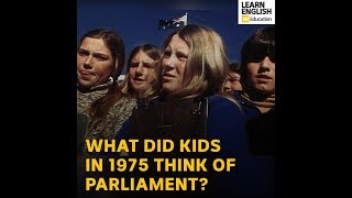 What did kids think of the Australian parliament in 1975?