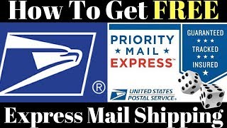 How to Get Free Overnight Shipping - Gamble with USPS Priority Mail Express - Odds Are in Your Favor