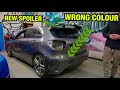 WE SPRAYED THE MERCEDES A45 THE WRONG COLOUR