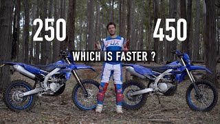 WR450F vs WR250F  Which is faster?