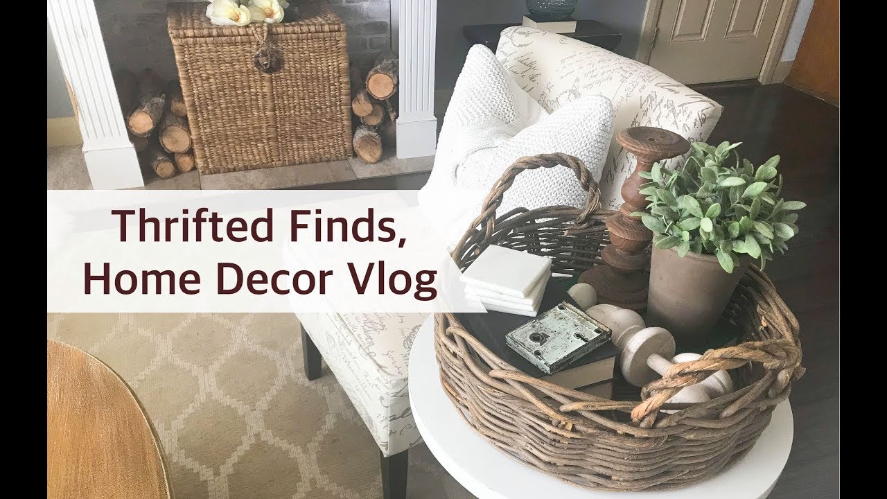 Thrifted finds, Home Decor Vlog - YouTube