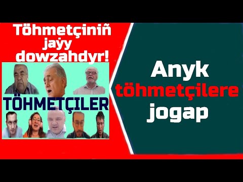 Ak Welsapar. Töhmetçilere anyk jogap