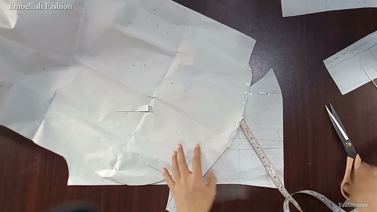 ဂျပန်လည်ထောင်နဲ့ မြန်မာ ရိုးရာ ခါးတောင် ပုံ ပါတ်တန် ဖြတ်နည်း၊ ပိတ်ညှပ်နည်း၊ချုပ်နည်း အပိုင်း(၂)