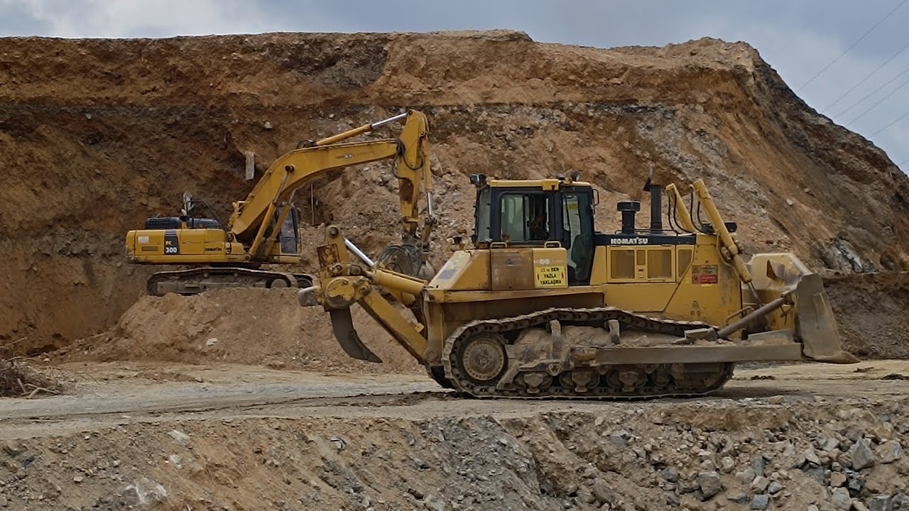 Kaya zeminde muhteşem performans | Komatsu D155AX