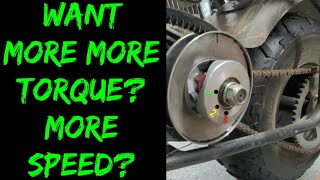 How To Ajust your Torque Converter to get more power or more speed.