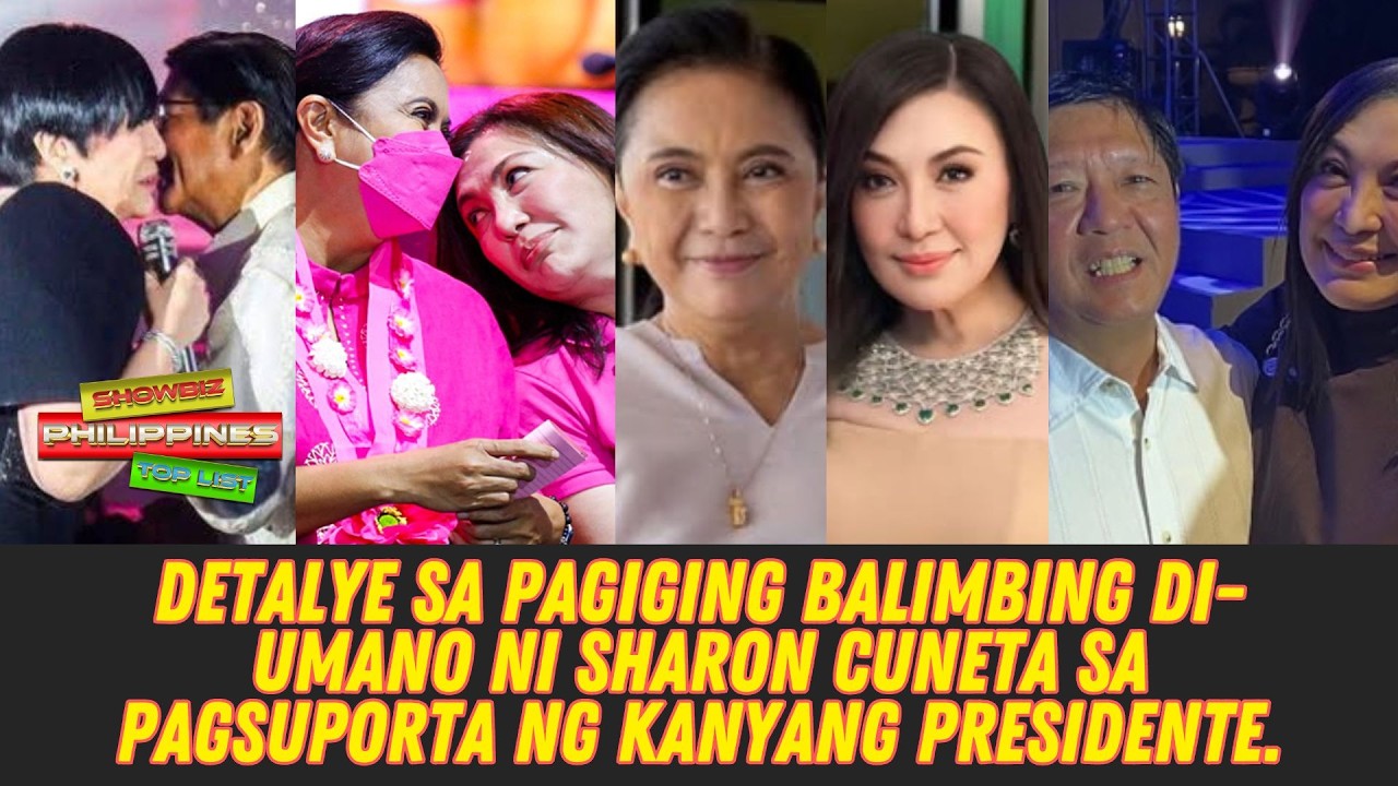 Detalye sa pagiging balimbing di-umano ni Sharon Cuneta sa pagsuporta ng kanyang presidente
