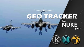 3D object tracking basics Geo tracker for Nuke and Maya Tutorial | geo tracker | @VFXARTIST_29