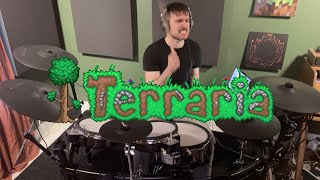 Drumming Over Terrarias Plantera Theme This Goes Hard