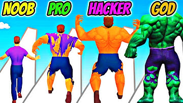 NOOB vs PRO vs HACKER In GIANT RUN With Oggy  SHINCHAN And CHOP #chop #noob #pro #hacker #oggy