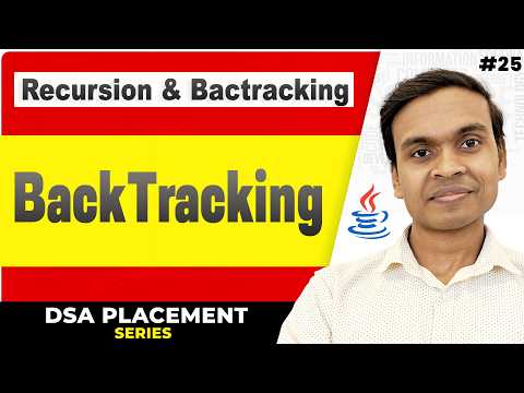 Backtracking Basics in One Video | DSA in Java Full Course #25