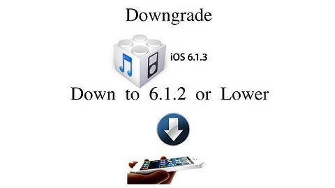 How To Downgrade From iOS 6.1.3 To 5.1.1 or lower on iPhone 4 / 3GS /iPod Touch 4g