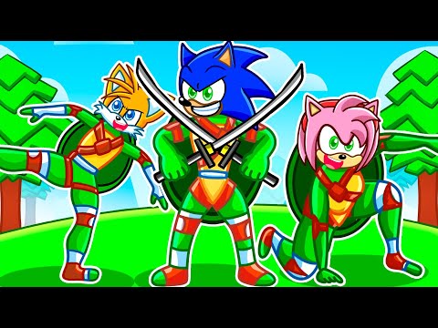 NOS CONVERTIMOS en UNA FAMILIA de TORTUGAS NINJA en Fortnite!