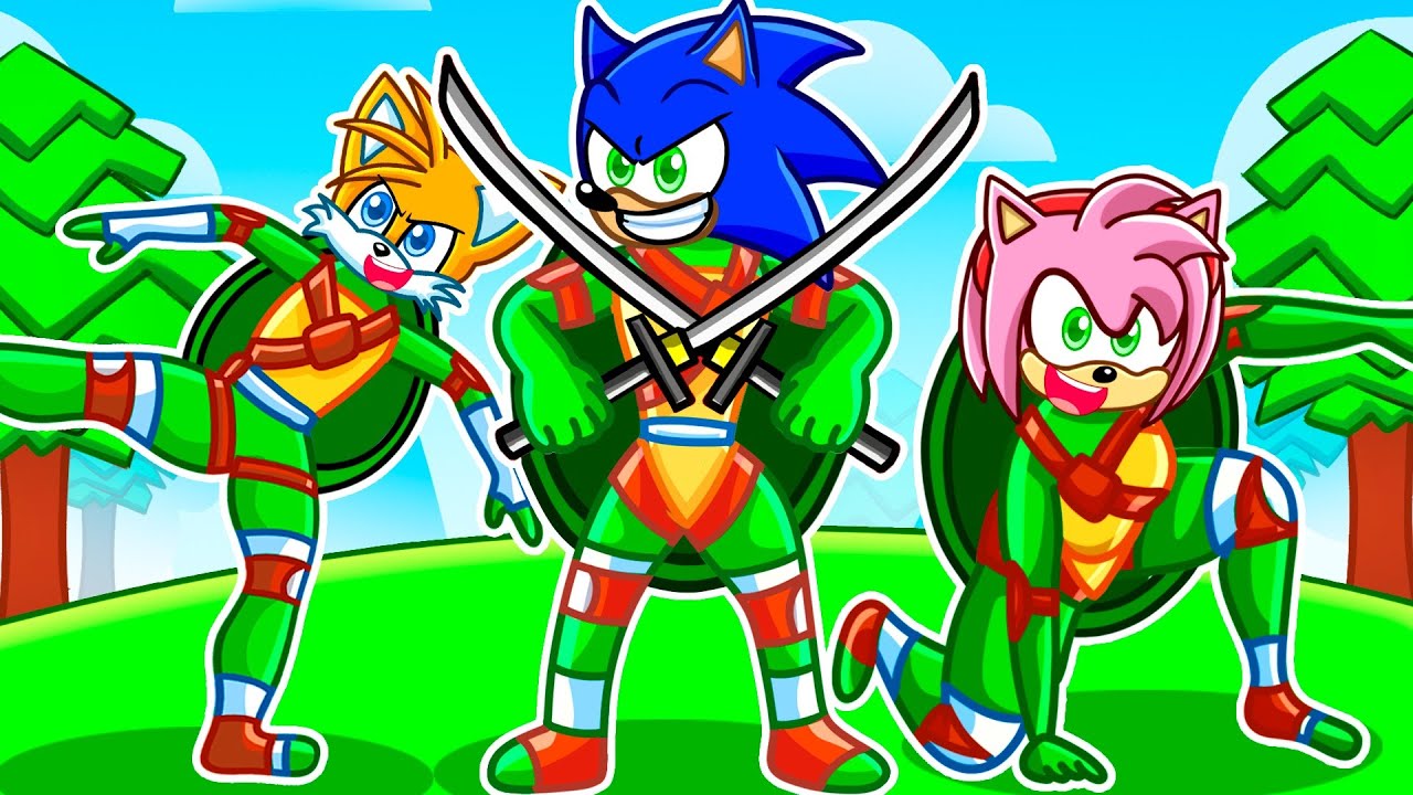 NOS CONVERTIMOS en UNA FAMILIA de TORTUGAS NINJA en Fortnite!