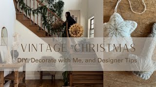 Classic Vintage Christmas Decorate with M￼e l Country Living | Christmas DIY