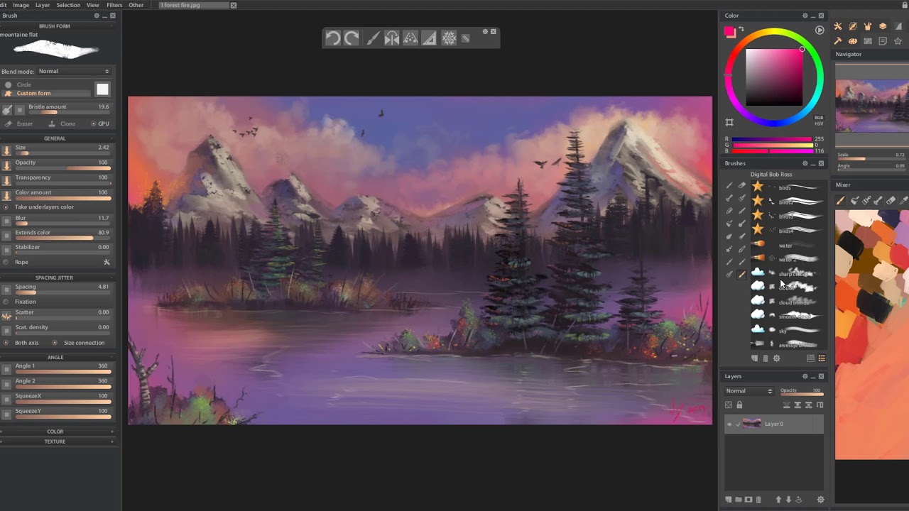 How to Install Bob Ross brushes Paintstorm 