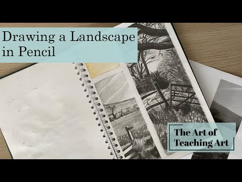 Create a Layered Tracing Paper Line Drawing- Art Demonstration- Drawing  Techniques 