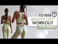 10 MIN BOOTY LIFT WORKOUT | Get A Round &amp; Lifted Bubble Butt (Low Impact, No Squats) | Eylem Abaci