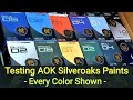 Testing AOK Silveroaks Paint - Every Color Shown - Plus Sabaton CD Giveaway