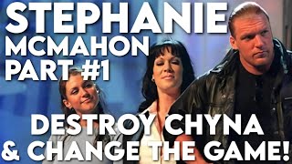 Stephanie McMahon Part #1  Destroy Chyna \u0026 change The Game @WWE #wrestling #sunday service