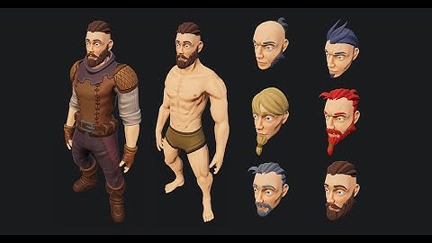 Stylized Human Characters + RPG Builder