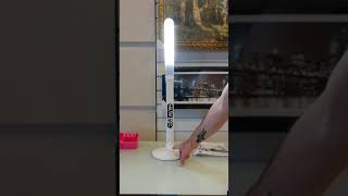 Светильник настольный светодиодный белый, с часами,термометром и календарем, USB зарядкой