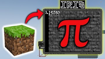 Calculating Pi on Minecraft Redstone Computer (361 digits) [Program by CZdragon]