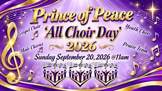 Prince of Peace All Choir Day 2026 Invitation