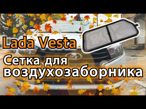 Сетка воздухозаборника | Защита системы отопления Lada Vesta от мусора