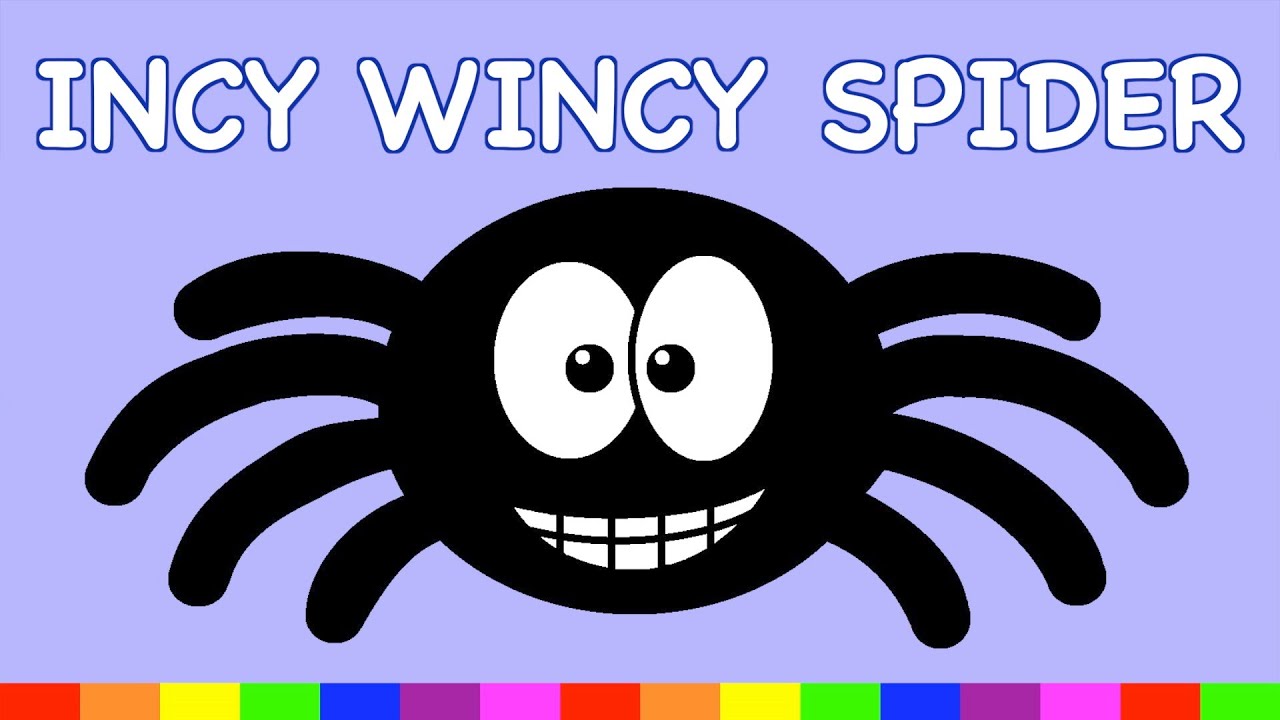 Incy Wincy Spider SONG - Kids Nursery Rhyme - Rainbows and Sunshine