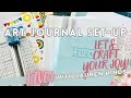 Art journal setup 2024  craft your joy with lauren hinds