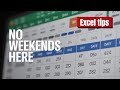How to Make Excel Skip Weekends Like Magic!