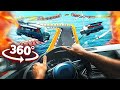 VR 360 MEGA RAMP GTA 5 RACE in Real Life | RACE CHALLENGE | 4K