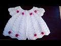 very easy and beautiful crochet frock tutorial 1to 3 years )(subtitles available)