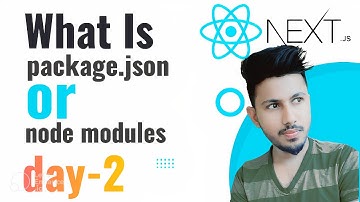 What Is Package.Json & Node Modules || React Js || React Js Interview Series