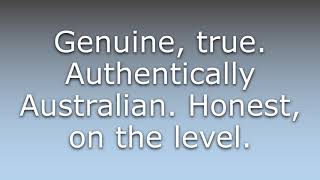 What Does Dinky-Di Mean?