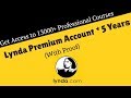 Lynda Premium Account 5 Years (100% Updated Video)