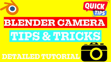 Camera Tips & Tricks for Blender 3.2!