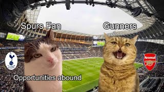 CAT MEMES Tottenham Hotspur vs Arsenal