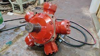 Testing Kayaba MRH 1500 Radial Piston Hydraulic Motor Shaft Rotation at 800 psi by Hydro Marine Power 1,755 views 1 year ago 2 minutes, 11 seconds