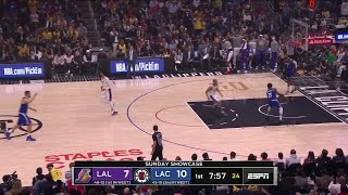 1st Quarter, One Box Video: LA Clippers vs. Los Angeles Lakers