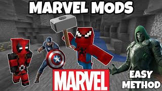 How To Download MARVEL MODS in Minecraft PE 🔥 Spider-Man & More! screenshot 5