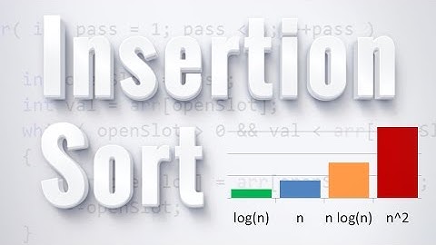 Insertion Sort - Visual Analysis